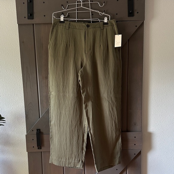 A New Day Sage Green Trousers - Picture 1 of 5
